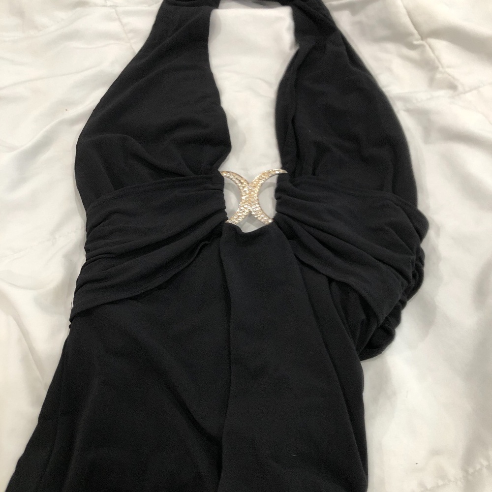 Women’s Sexy black gown